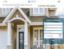 Tablet Screenshot of burnettinc.com